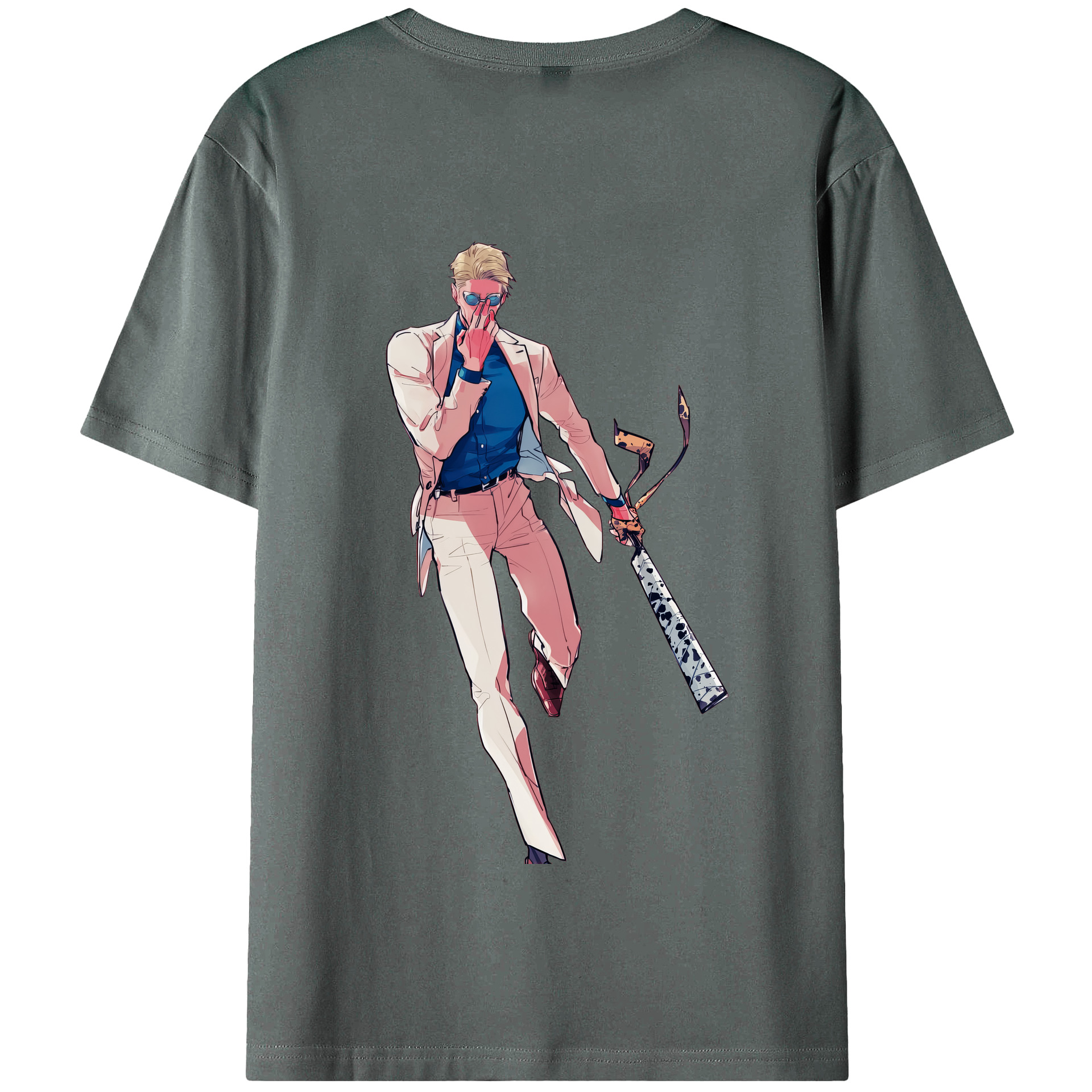 （画像用） 呪術廻戦 Jujutsu Kaisen 綿100％半袖Tシャツ（背面プリント）